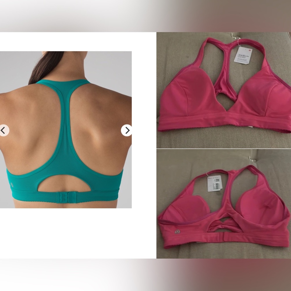 NWOT Rare Lululemon All Day Breeze Bra Pink